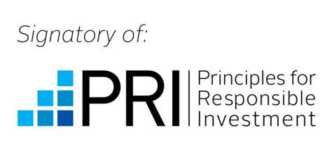 Principles for Responsible Investments. Logo.
